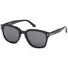 Tom Ford Graydon Polarized Smoke Square Men's Sunglasses Ft1213 01d 53