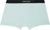 Tom Ford Green Cotton Boxer Briefs In Green