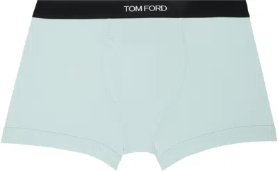 Tom Ford Green Cotton Boxer Briefs