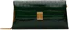 Tom Ford Nobile Croc Embossed Patent Leather Clutch In 1e005 Emerald Green
