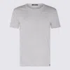 Tom Ford Logo-appliqué Cotton T-shirt In Gray