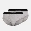 Tom Ford Grey Cotton Slip Underwear In Gray