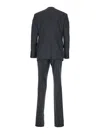 Tom Ford Grey Double-breasted Suit With Peak Revers In Wool Man
