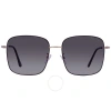 Tom Ford Grey Gradient Square Unisex Sunglasses Ft0894-k 05b 59 In Gold / Grey