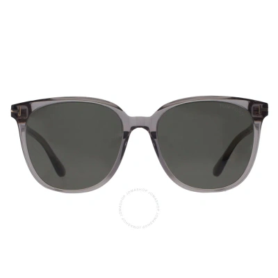 Tom Ford Grey Oval Unisex Sunglasses Ft0972-k 20a 56