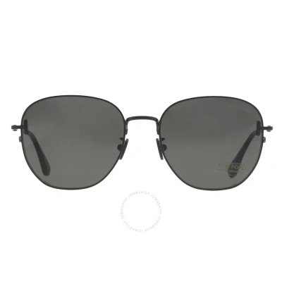Tom Ford Grey Round Men's Sunglasses Ft0976-k 02a 56
