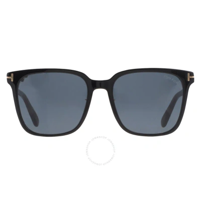 TOM FORD サングラス FT1138-K-01A-55 BLACK/GRAY Tom Ford Grey Square Men's Sunglasses Ft0891-k 01a 55 In