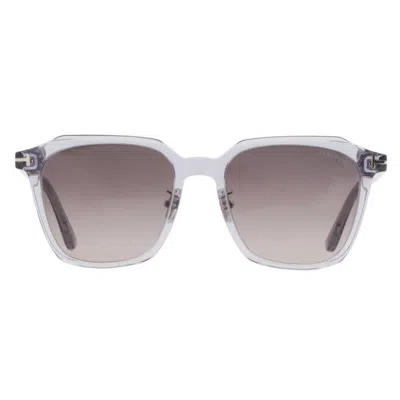 Tom Ford Grey Square Unisex Sunglasses Ft0971-k 20b 54 In Gray