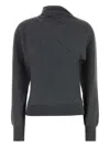 Tom Ford Wrap Collar Cashmere Blend Sweater