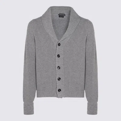 TOM FORD GREY WOOL KNITWEAR