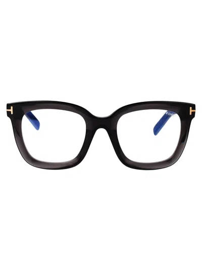 Tom Ford Grigio/altro Acetate Glasses In Black