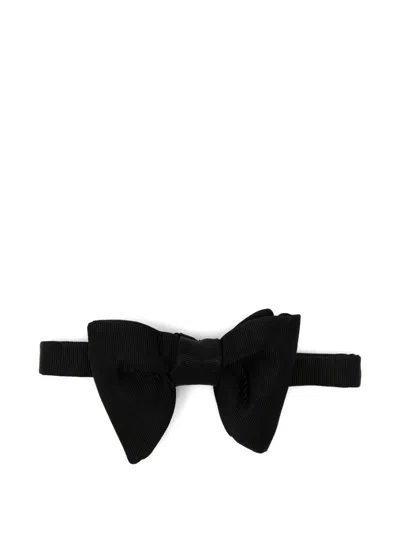 Tom Ford Grosgrain Bow Tie In Burgundy