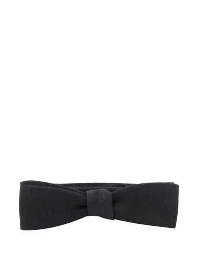Tom Ford Grosgrain Bow Tie In Black