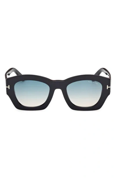 Tom Ford Guilliana 52mm Gradient Geometric Sunglasses