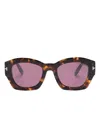 Tom Ford Guilliana Cat-eye Sunglasses In Braun