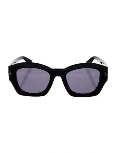 Pre-owned Tom Ford Guilliana Square Sunglasses In Black