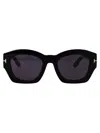 Tom Ford Sunglasses In 01a Nero Lucido / Fumo