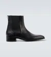 Tom Ford Edgar Polished Leather Chelsea Boots In Black