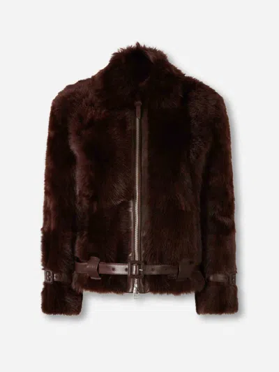 Tom Ford Hair Jacket In Brown