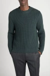 Tom Ford Men's Cashmere And Wool Half-stitch Crewneck Sweater In Gray