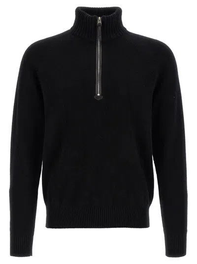 Tom Ford Half Zip Sweater Sweaters And Cardigans Black