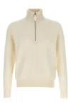 Tom Ford Half Zip Sweater Sweaters And Cardigans White In White