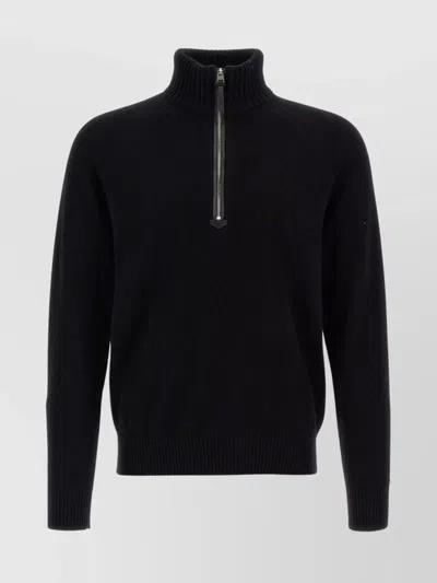 Tom Ford Half Zip Sweater With Ribbed Collar