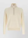 Tom Ford Half Zip Sweater Sweaters And Cardigans White In White
