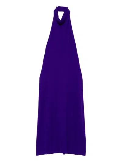 Tom Ford Halterneck Dress In Purple