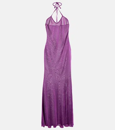 Tom Ford Jersey Dress In Purple