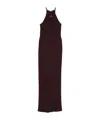 Tom Ford Halterneck Maxi Gown In Black