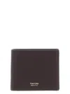 Tom Ford Hammered Calfskin Leather Bifold Wallet In Brown