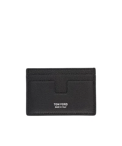 Tom Ford Card Holder With Logo In Black