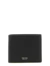 Tom Ford Hammered Leather Wallet In Black