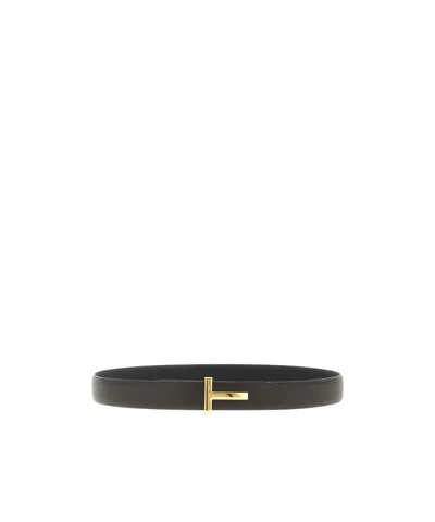 TOM FORD HAMMERED REVERSIBLE BELT