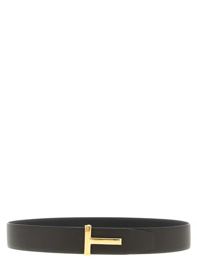 TOM FORD HAMMERED REVERSIBLE BELT