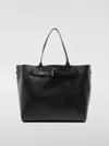Tom Ford Black Audrey Medium Leather Tote Bag In Black