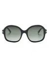 Tom Ford Hanley Oversized Square-frame Sunglasses In Black
