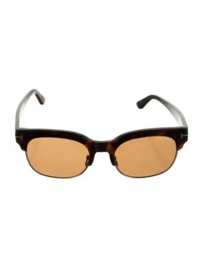 Pre-owned Tom Ford Harry-02 Wayfarer Sunglasses In Brown