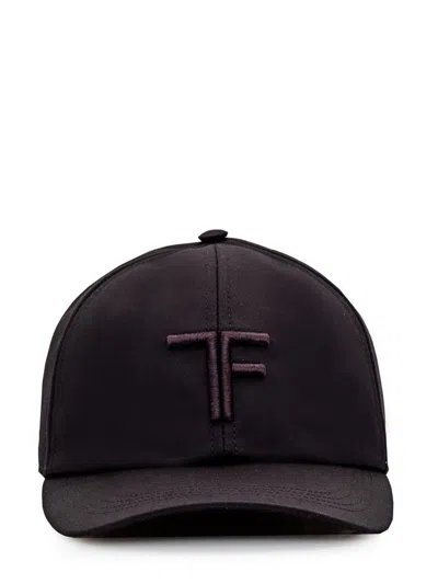 Tom Ford Hat With Logo In Black
