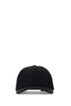 Tom Ford Man Black Cotton Baseball Cap In Black