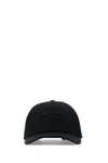 Tom Ford Man Black Cotton Baseball Cap In Black