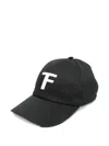 Tom Ford Baseball Hat With Logo In Black