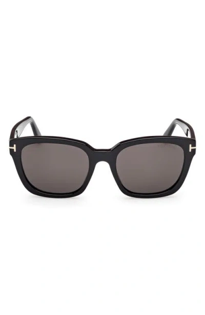 TOM FORD TOM FORD HAYLAY 53MM SQUARE SUNGLASSES