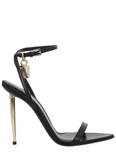 Tom Ford Heeled Sandal In Black