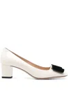 Tom Ford Audrey Velvet Bow Ballerina Pump In White