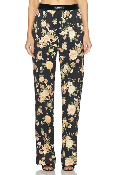 Tom Ford Hendrix Pj Pant In Combo Black & Pink