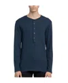 Tom Ford Henley Crewneck T-shirt In Blue