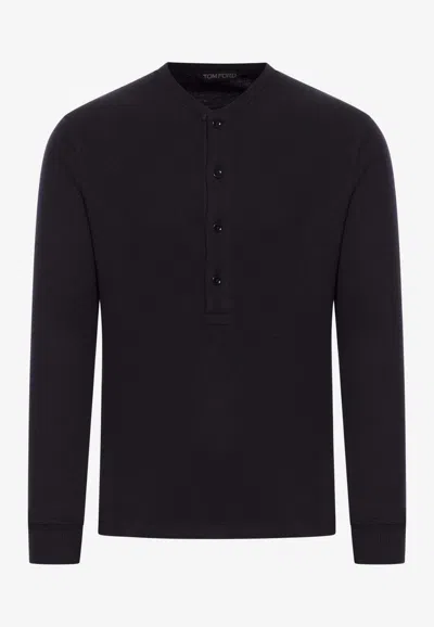TOM FORD HENLEY LONG-SLEEVED T-SHIRT