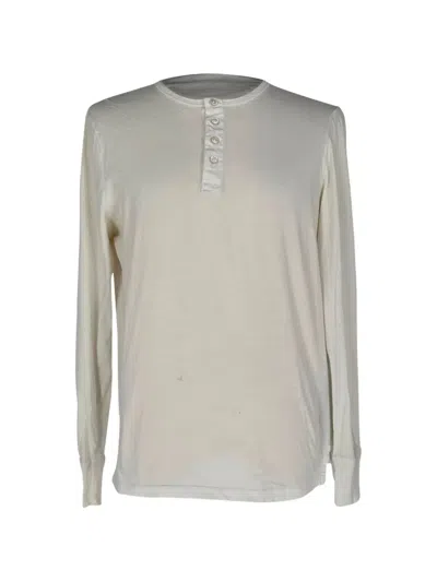Pre-owned Tom Ford Henley Long-sleeve T-shirt In Neutrals